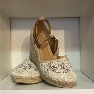 Torrid Midi Wedge Lace Espadrilles